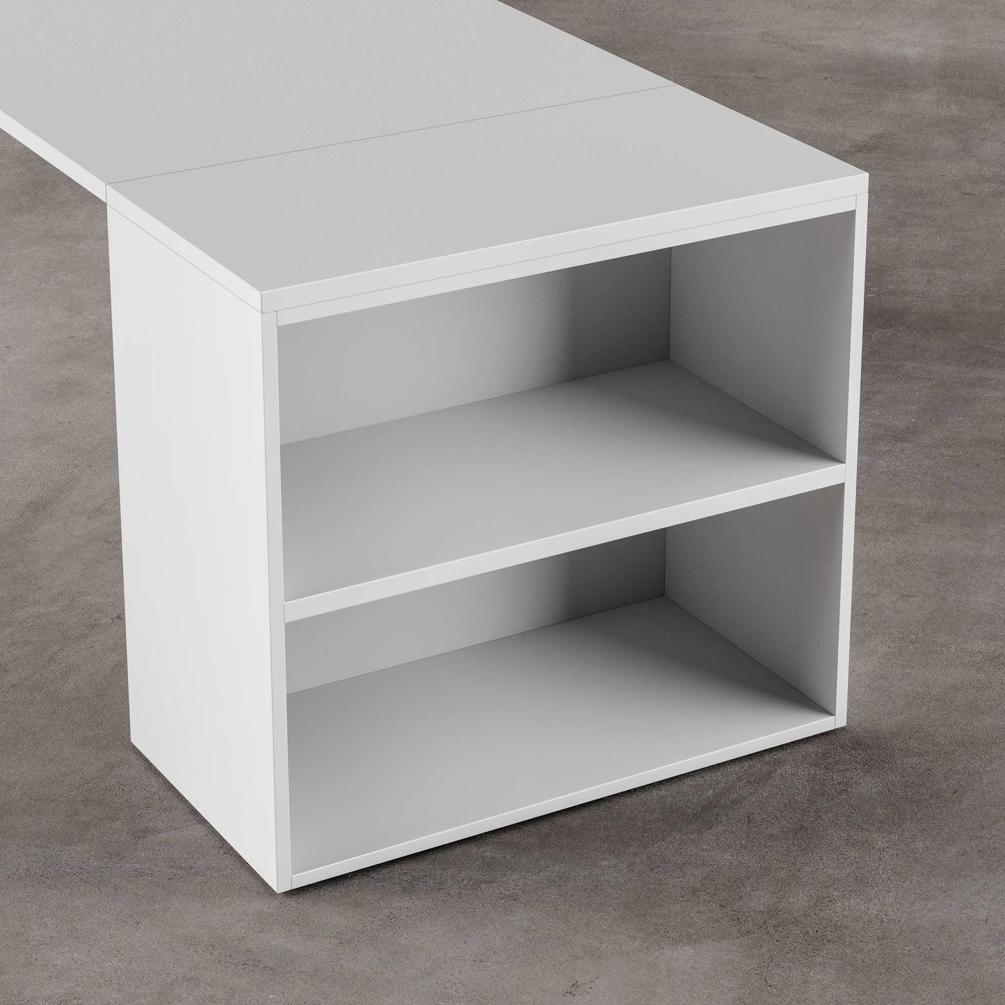 Composizione Home Office Scrivania + Mobile con sopralzo mod. Link