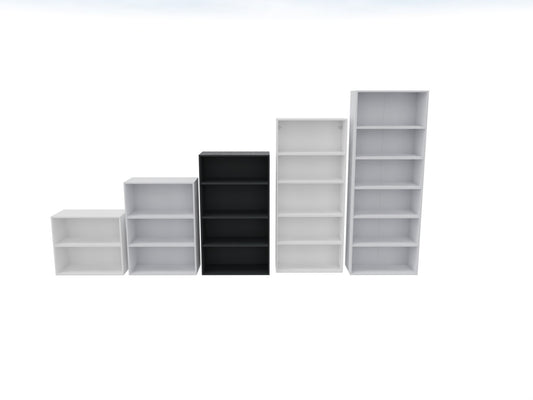 Libreria a Giorno da L.90 x P.33 o 43 + Top mod. Pilastro