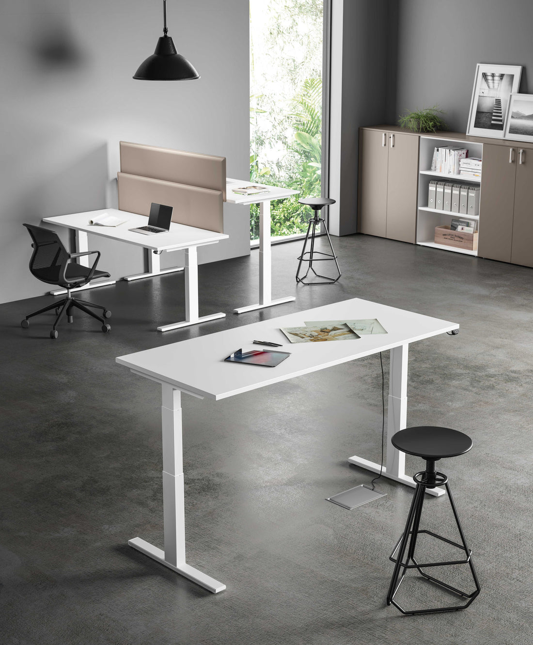 Scrivanie regolabile elettricamente