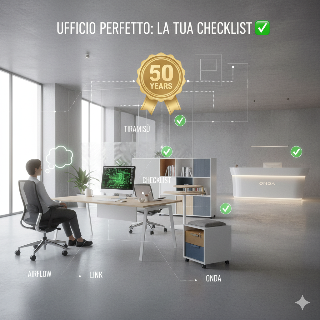 La Tua Checklist Essenziale per uno Spazio Perfetto e Produttivo per il tuo Ufficio