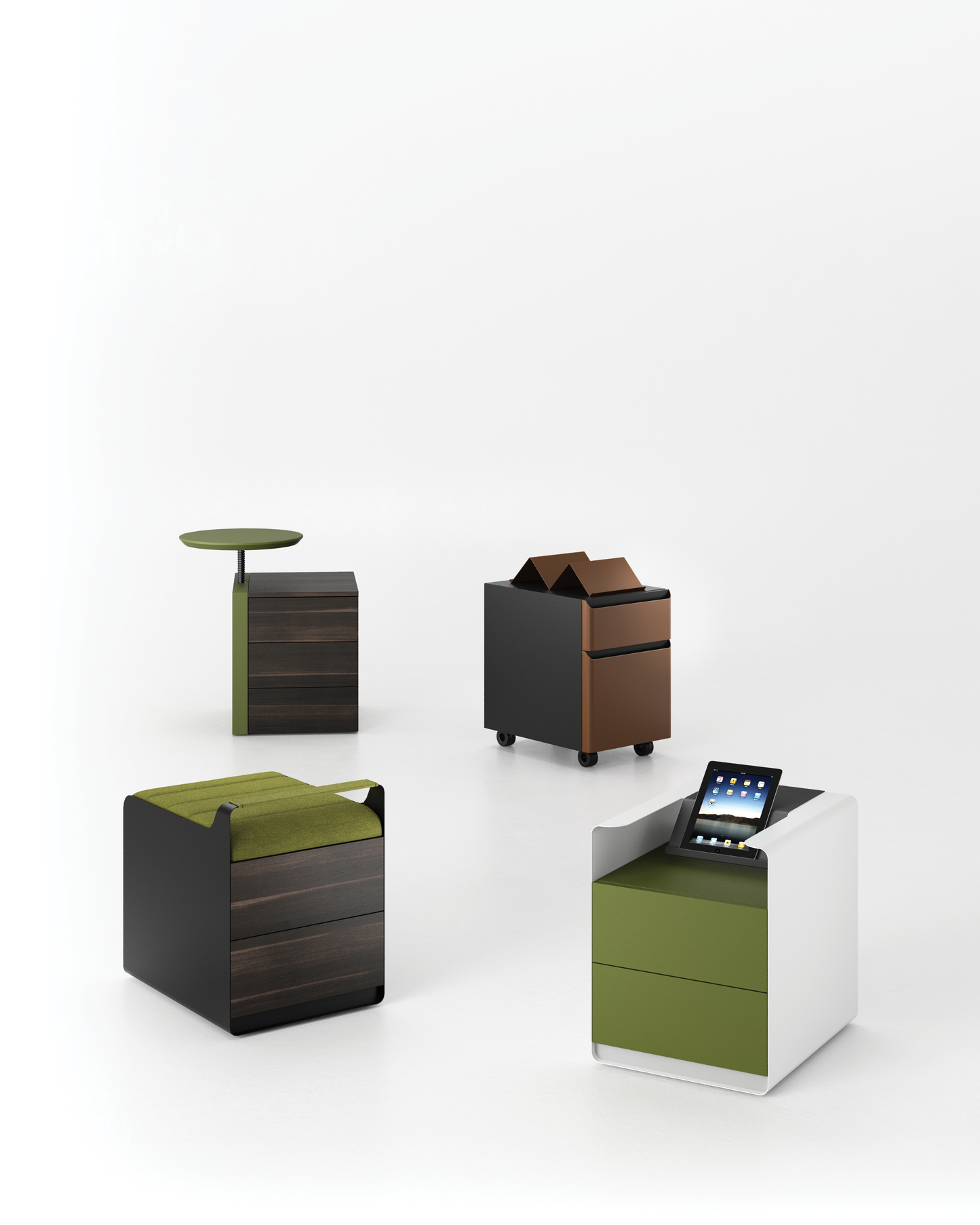 Cassettiera su ruote mod. Job