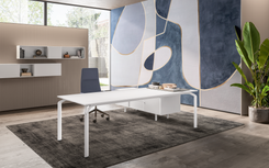 Composizione Scrivania Executive + Mobile servente mod. Yoga