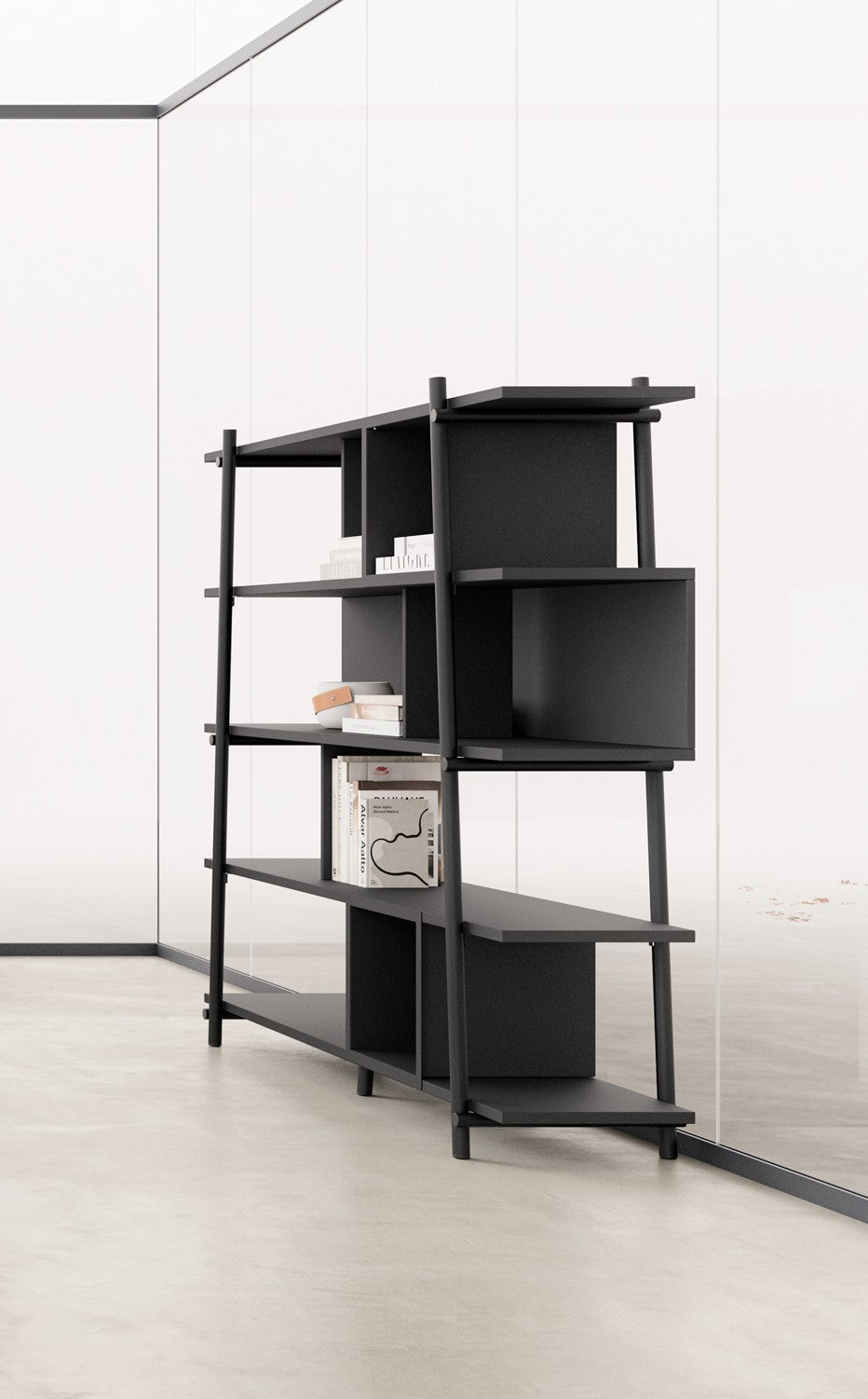 Libreria Trama, dettaglio struttura